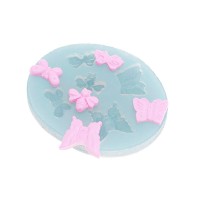 Molde Silicone Micro Borboletas e Abelha