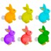 Molde Silicone Micro Coelhos