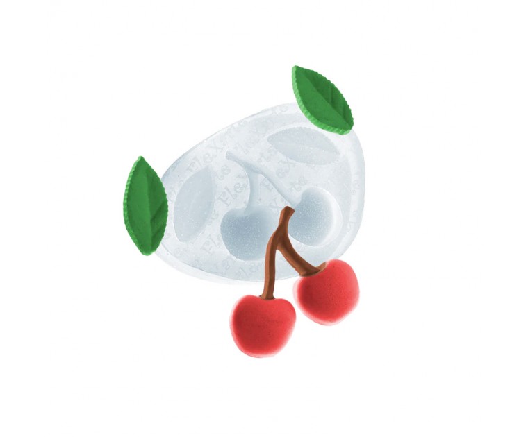 Molde de Silicone Cerejas Pequenas