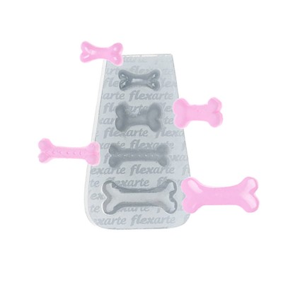 Molde de Silicone Ossinhos Cão