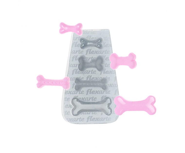 Molde de Silicone Ossinhos Cão