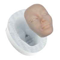 Molde Silicone Rosto Feminino