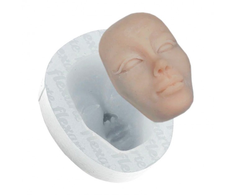 Molde Silicone Rosto Feminino