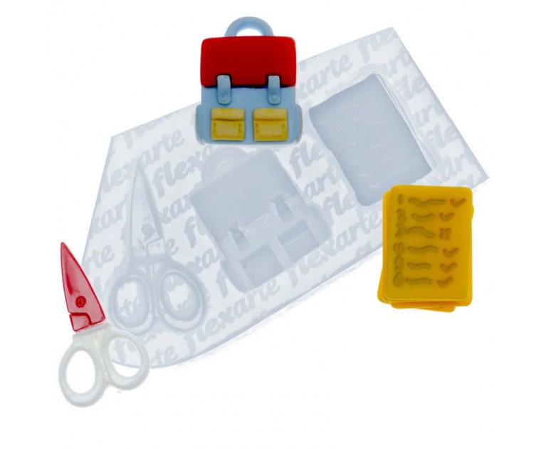 Molde Silicone Escola