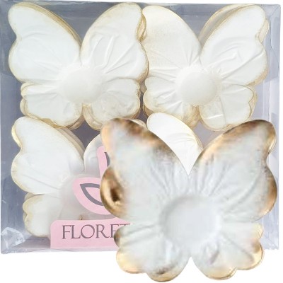 24 Forminhas Borboleta Fio Dourado