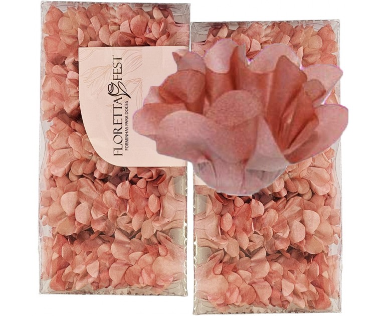 Conj. 50 Forminhas Elegance Blush