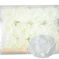 30 Forminhas Peónia Branco Clean