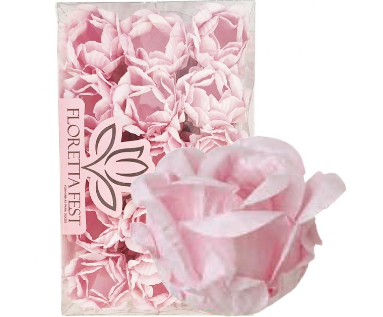 30 Forminhas Rosa Chá Clean