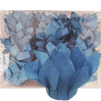  Conj. 30 Forminhas Azul Petróleo