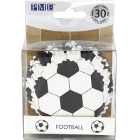 30 Formas Cup Cakes Foil Futebol