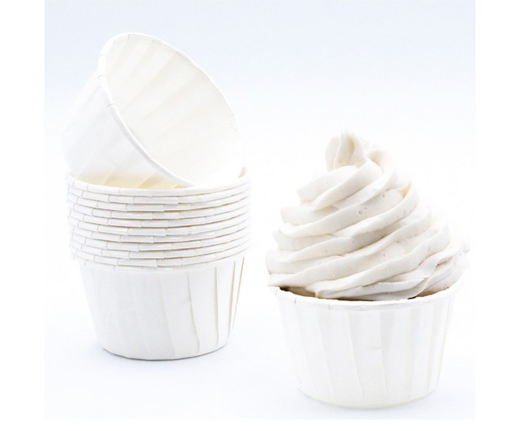 24 Formas Cup Cakes Brancas