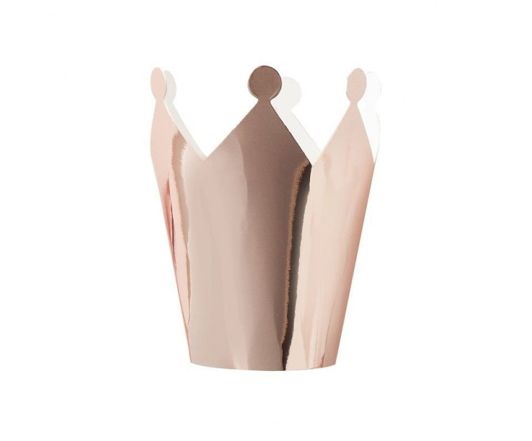 5 Mini Coroas Rose Gold