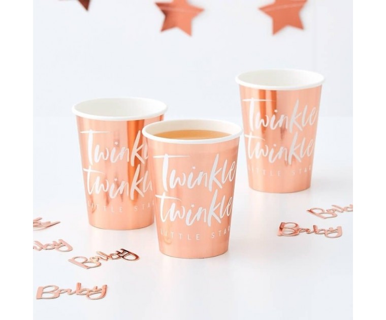 Copos Rose Gold TWINKLE TWINKLE