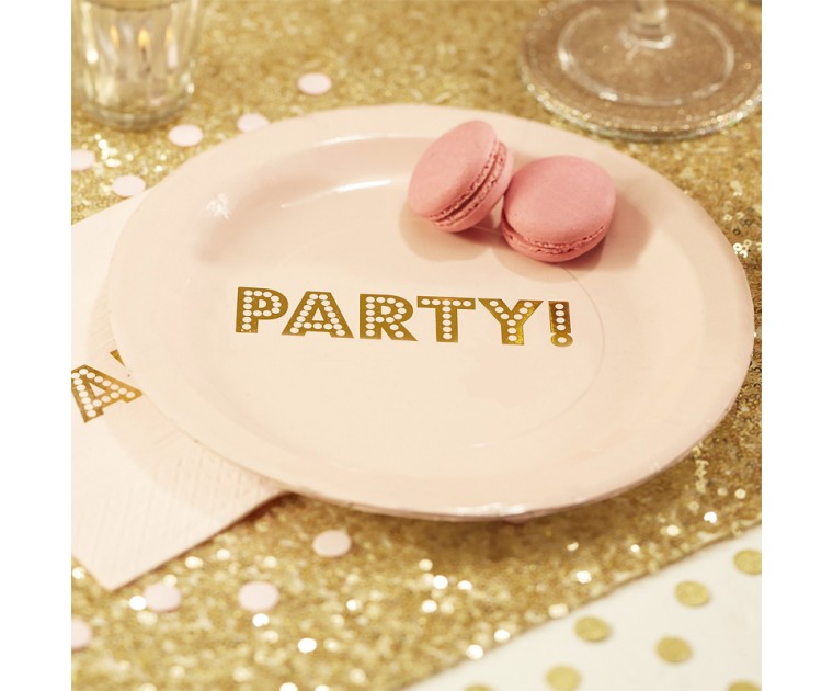 Pratos Pastel Pink Party