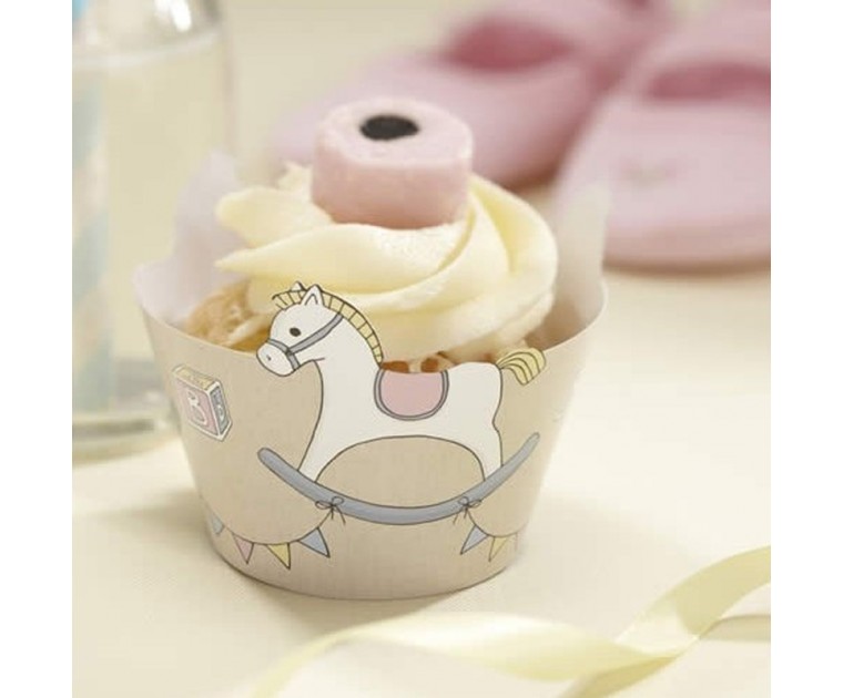 Cupcake Wraps Cavalinho Balancé