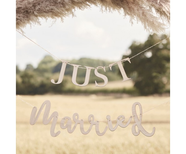 Banner Madeira Just Married