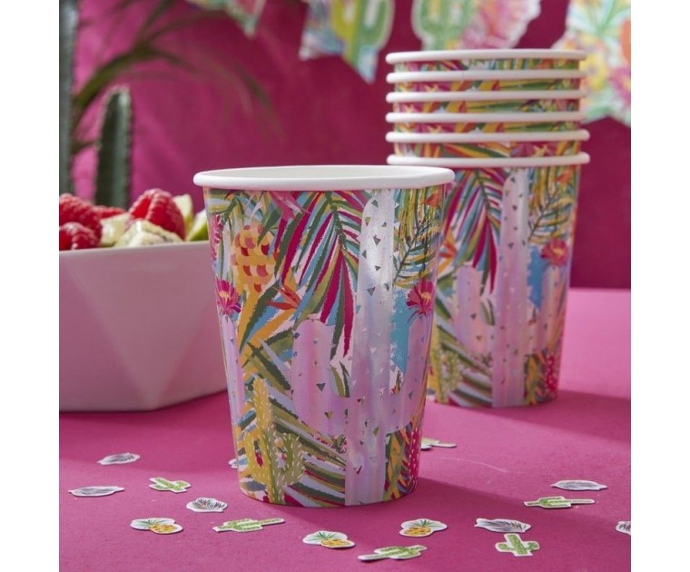 Copos Tropical Iridescent Hot Summer