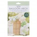kit Arco de Balões Salva, Nude & Branco