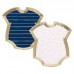 Pratos BABYGROW Rosa e Navy Blue 