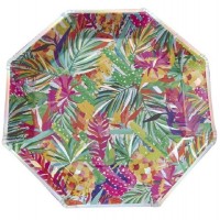 Pratos Tropical Iridescent Hot Summer