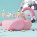 Conj. 6 Velas Donuts e Flamingos