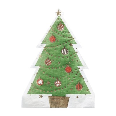 12 Guardanapos Árvore de Natal