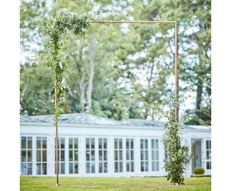 Arco de Casamento Moldura de Cobre