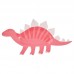 Bandeja Dinossauros Rosa