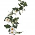 Grinalda Floral Decorativa com Margaridas