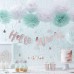 Guardanapos Menta e Rose Gold Hello World
