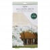Kit Arco Balões Luxe Salva & Branco com Leques Brancos