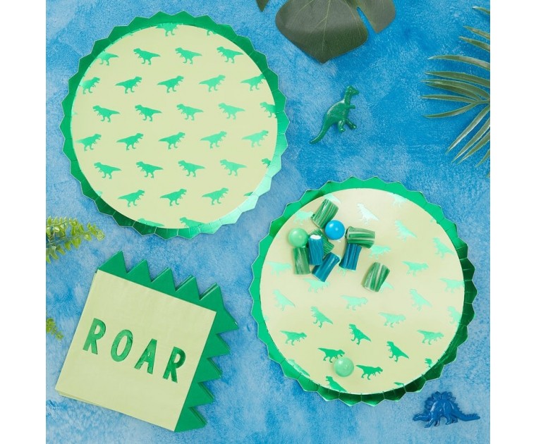 Pratos Dinossauro Roar