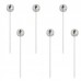 6 Bolas Espelhos palitos bebidas 20 cms 