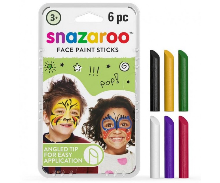 6 Sticks Pintura Facial Snazaroo Oriental Cluster