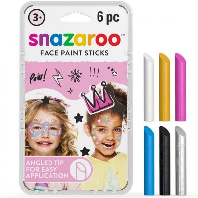 6 Sticks Pintura Facial Snazaroo Meninas