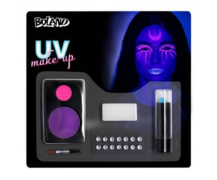 Kit de maquilhagem Bright witch UV 