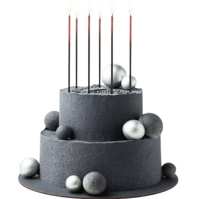 Velas Degradé Glitter Vermelhas