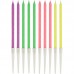 10 Velas Cores Neon