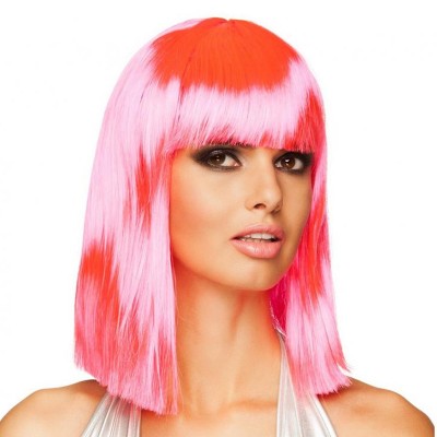 Peruca Neon Pink