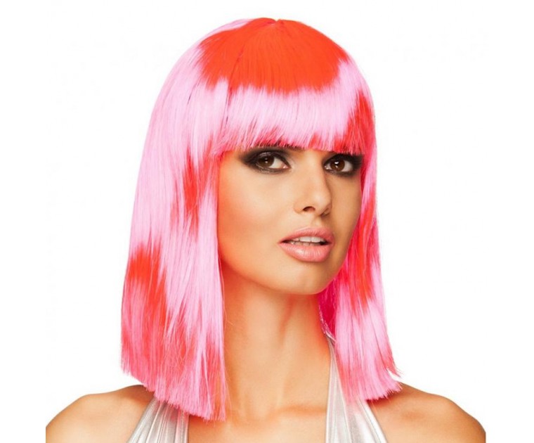 Peruca Neon Pink