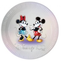 8 Pratos Minnie e Mickey