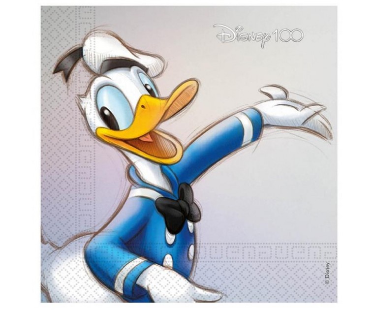 20 Guardanapos Pato Donald