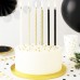 Mix Velas Douradas, Pretas e Brancas c/ Glitter Mix Velas Douradas, Pretas e Brancas c/ Glitter