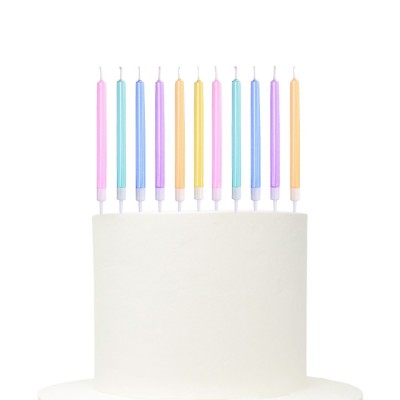 12 Velas Sortidas Macaron