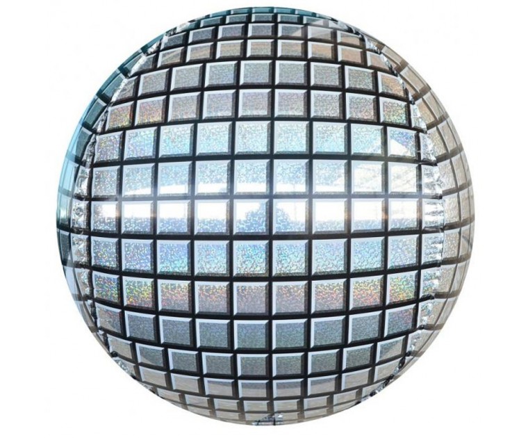 Balão Bola Espelhos Disco 40 cms