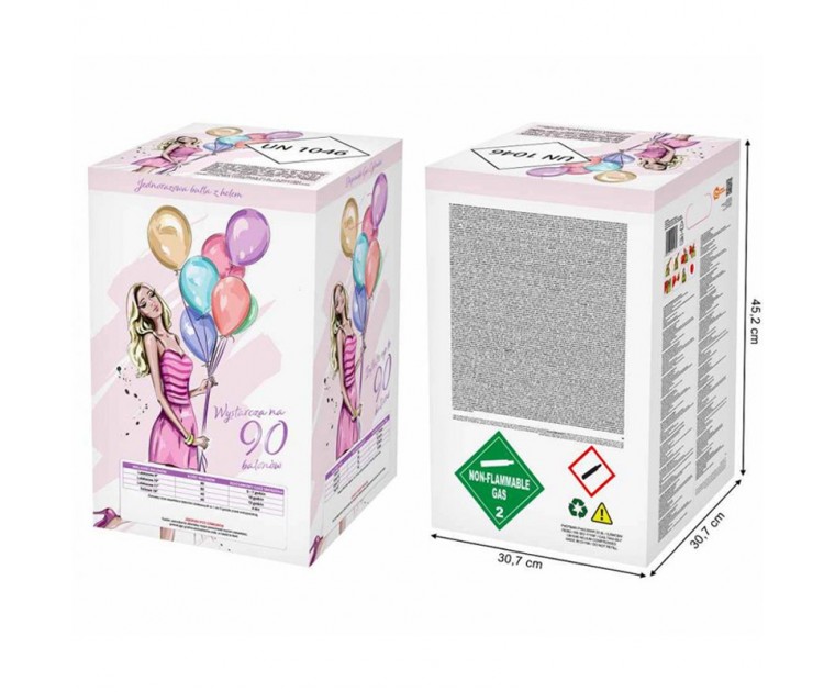 Botija Hélio 90 Balões
