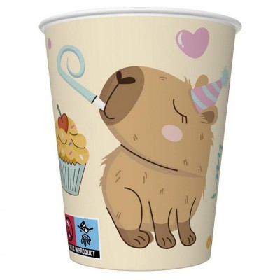 6 Copos Capivara