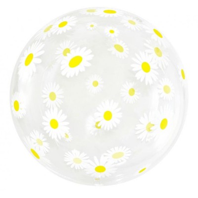 Balão Cristal Margaridas