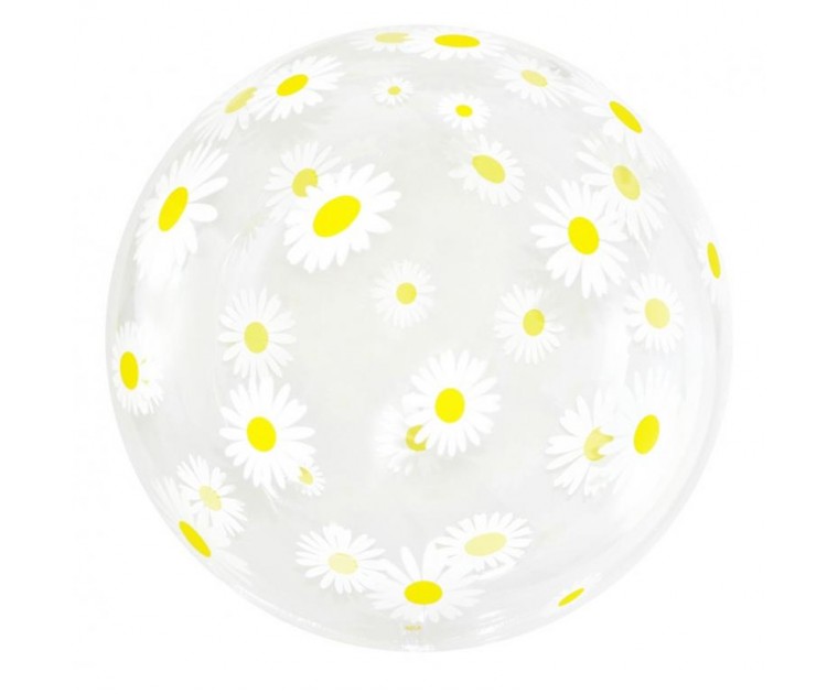 Balão Cristal Margaridas
