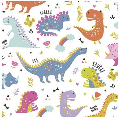 Guardanapos Dinossauros Divertidos